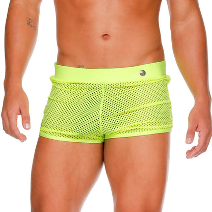 Morocco Yellow Hotshort vista frontal de Gigo Underwear