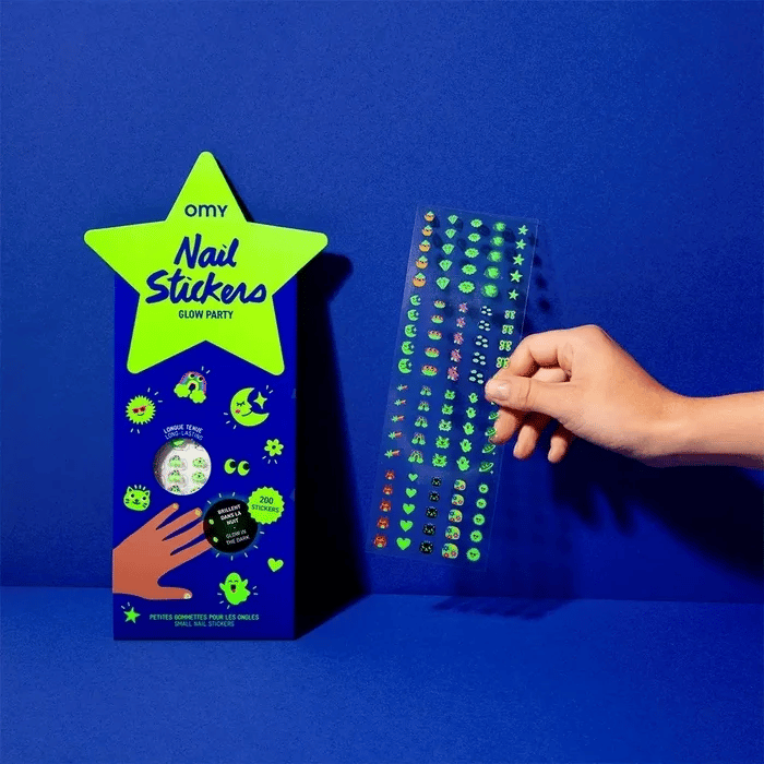 OMY - Nail Stickers - Glow Party - Display