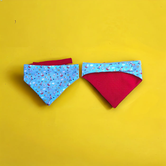 Nautical Bandana 2-in-1