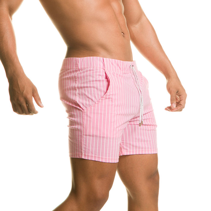 Naval Pink Beachwear vista frontal de Gigo Underwear