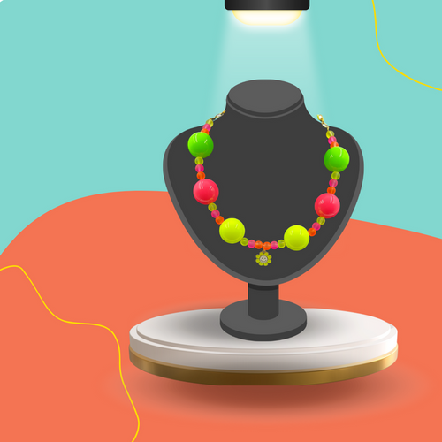 Necklace Be Happy