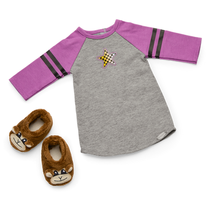 Nicki’s™ Skater Dreams Sleep Shirt for 18-inch Dolls (Historical Characters)