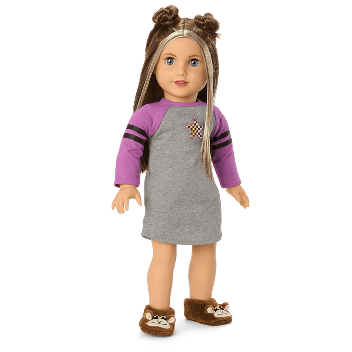 Nicki’s™ Skater Dreams Sleep Shirt for 18-inch Dolls (Historical Characters)