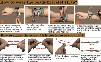 Nightfall Bohemian Wrapsody Bracelet Band For Apple Watch