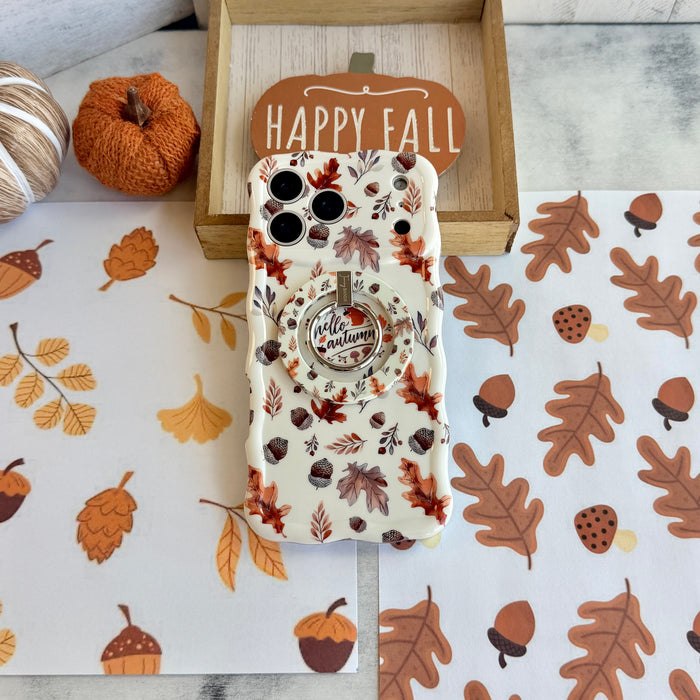 Nutty For Fall Hold It Fancy MagSafe Grip Ring