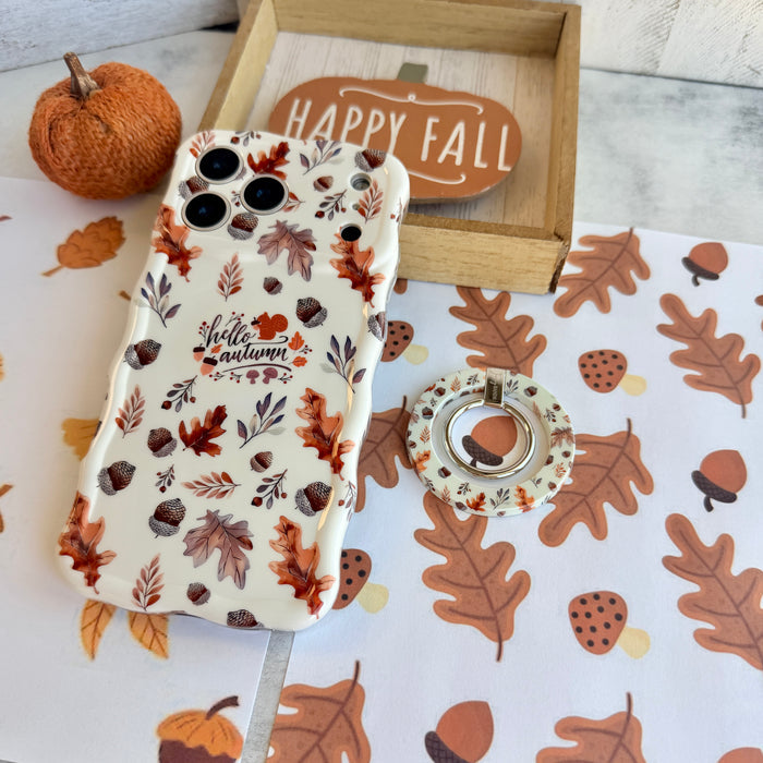 Nutty For Fall Hold It Fancy MagSafe Grip Ring