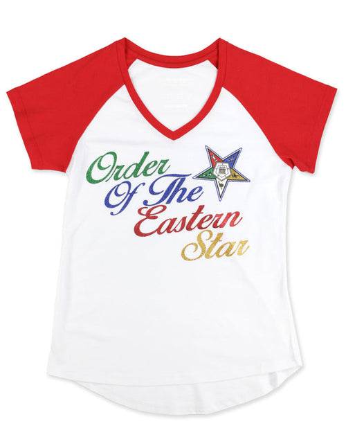 OES Glitter V-Neck Shirt