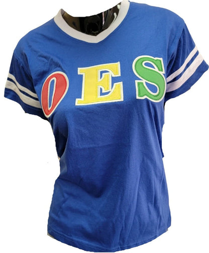 OES V-Neck Stripe Shirt