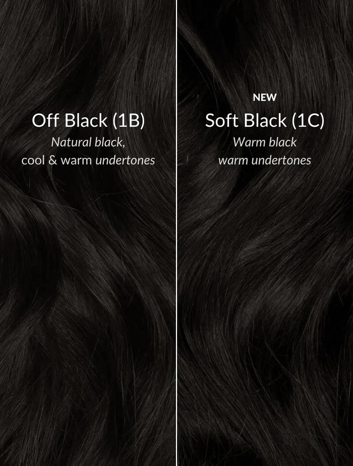 Off Black (1B) 18" 190g - Clip-Ins
