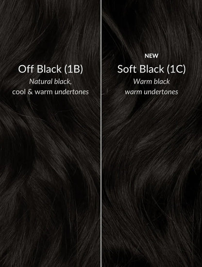 Off Black (1B) 18" 190g - Clip-Ins