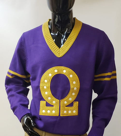 Omega V Neck Sweater Purple.jpg