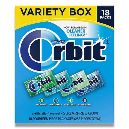 Orbit Gum Variety 14-Piece 18 Pack