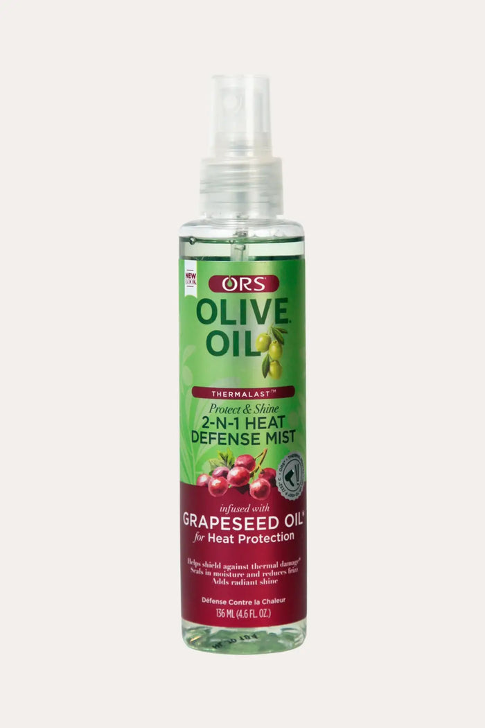ORS OLIVE OIL WITH GRAPESEED OIL PROTECT & SHINE 2-N-1 HEAT DEFENSE MIST 4.6oz ORS