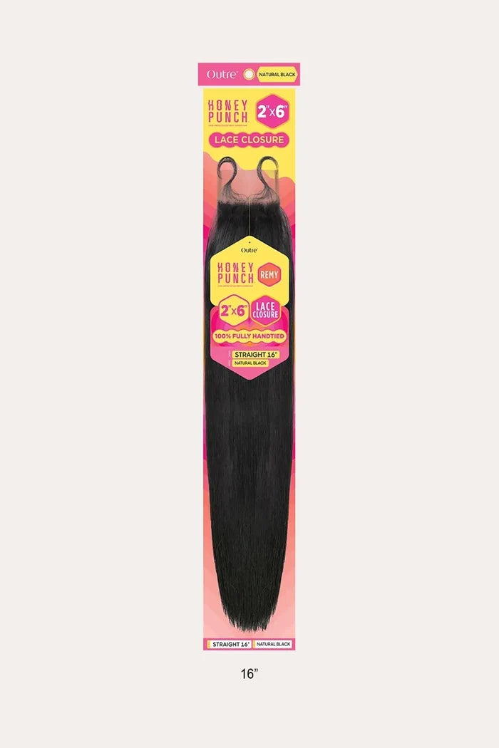 OUTRE HONEY PUNCH 2X6 LACE CLOSURE - STRAIGHT OUTRE