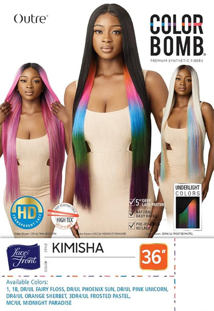 Outre Lace Front Colorbomb Wig-Kimisha