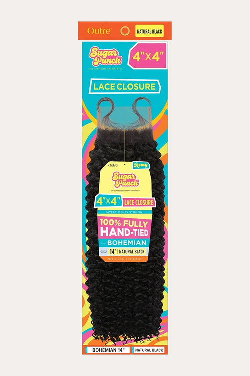 OUTRE SUGAR PUNCH 4X4 LACE CLOSURE - BOHEMIAN CURL - BSW BEAUTY CANADA