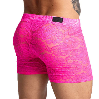 Paradise Fucshia Hotshort en modelo de Gigo Underwear