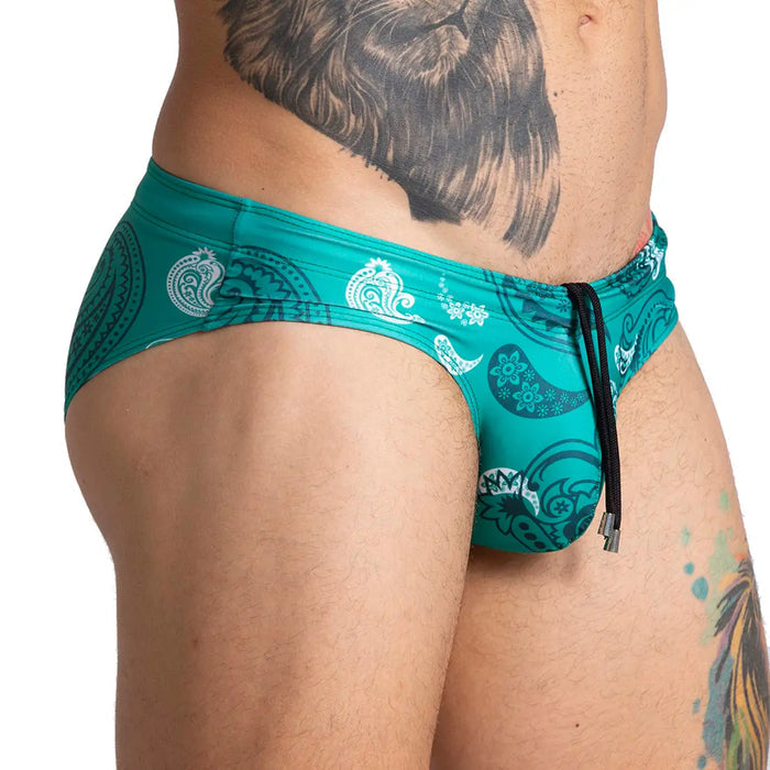Paradise Swim Brief vista posterior de Gigo Underwear