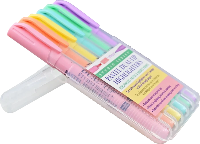 Pastel Dual Tip Highlighters
