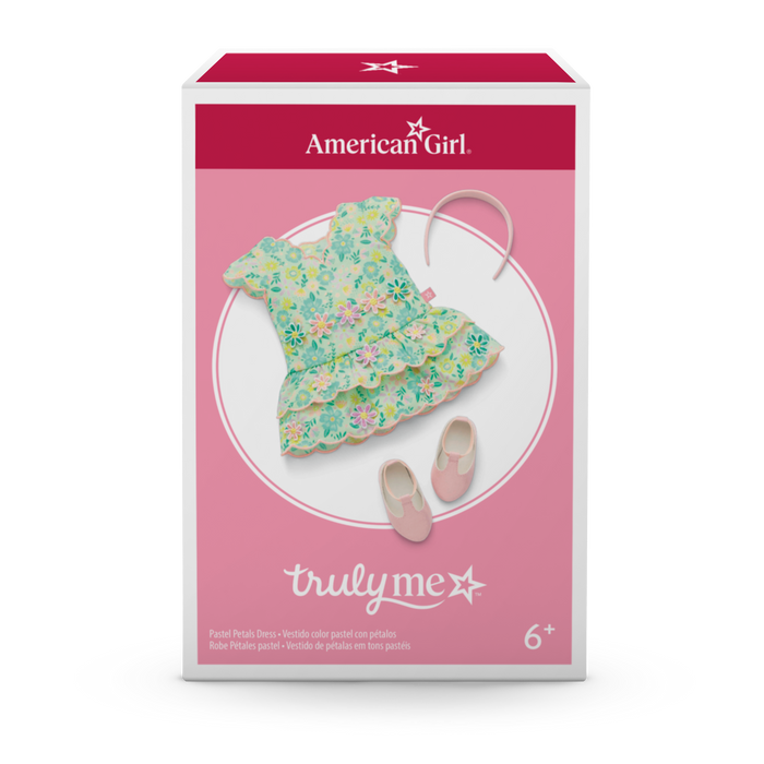 Pastel Petals Dress for 18-inch Dolls