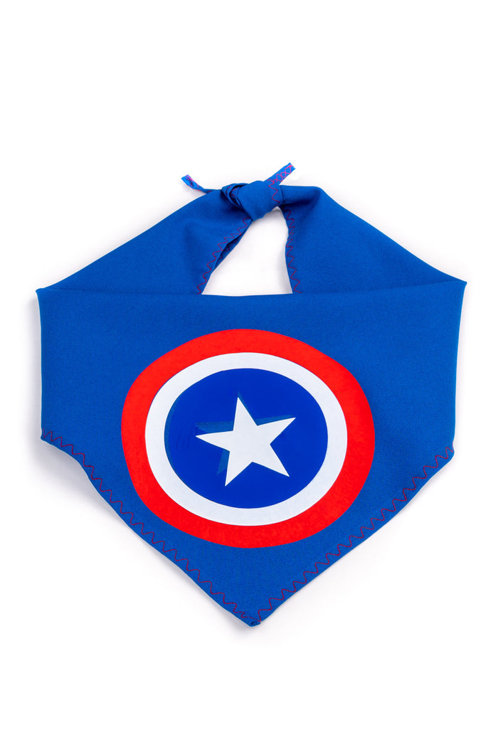 Pawptain America Pet Bandana