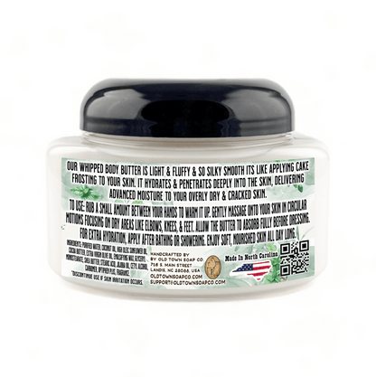 Peppermint Eucalyptus Whipped Body Butter - Old Town Soap Co.
