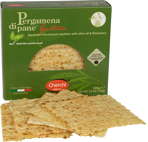 Pergamena di Pane Guttiau al Rosmarino from Sardinia