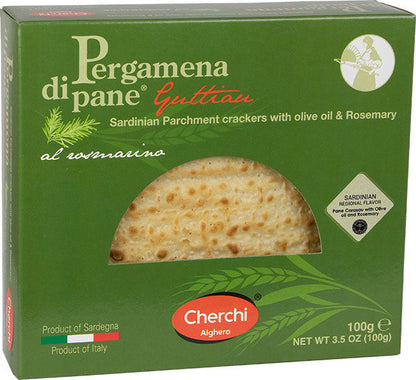 Pergamena di Pane Guttiau al Rosmarino from Sardinia