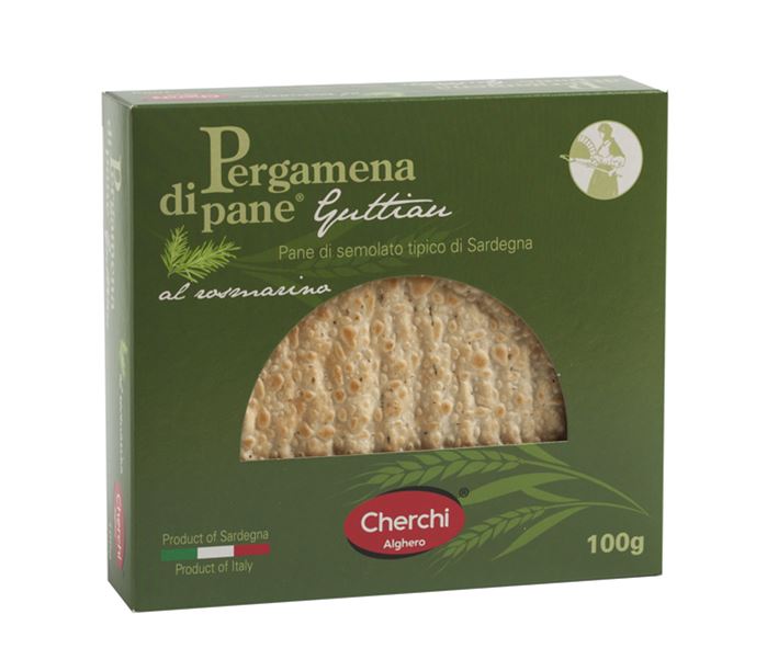 Pergamena di Pane Guttiau al Rosmarino from Sardinia