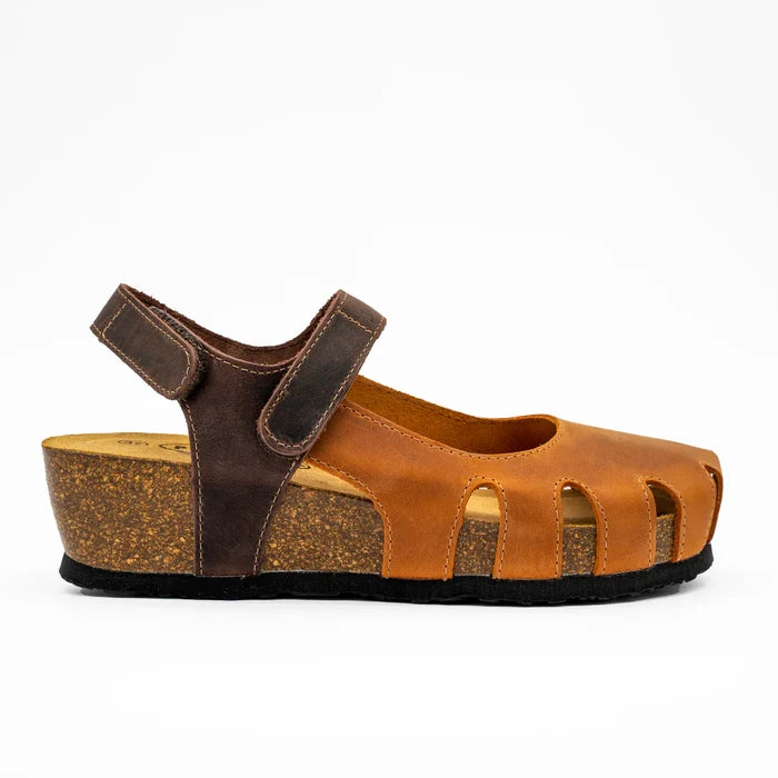 PLAKTON | AMY Sandal | Cuero Brown