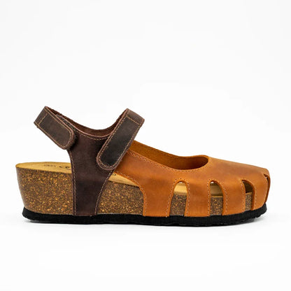 PLAKTON | AMY Sandal | Cuero Brown