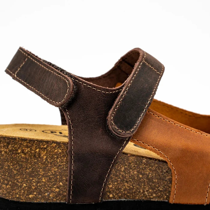 PLAKTON | AMY Sandal | Cuero Brown
