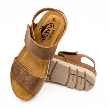 PLAKTON | COMPI Adjustable Sandal | Roble