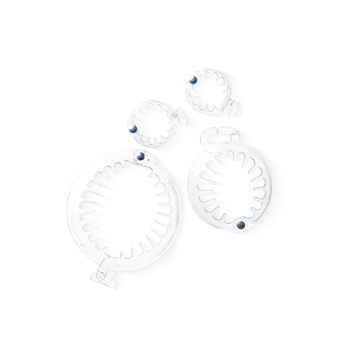 PuffCuff Clearly 4 Me! Set of 4 Hair Clamps
