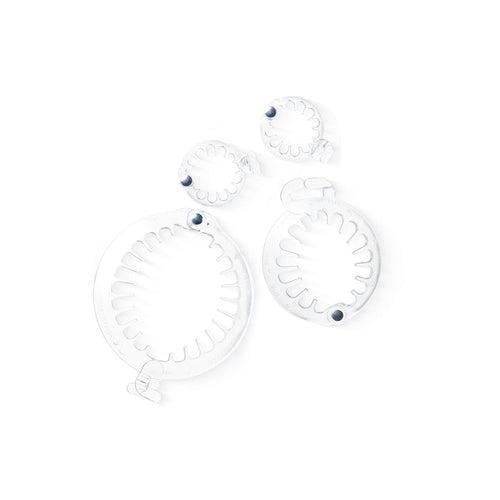 PuffCuff Clearly 4 Me! Set of 4 Hair Clamps