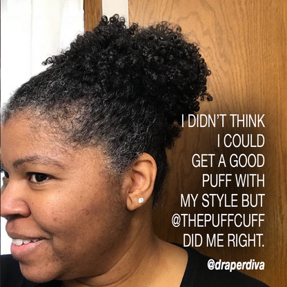 PuffCuff JUNIOR Single 3 Inch – Lightweight, Pain-Free Hair Clamp (1 pc)