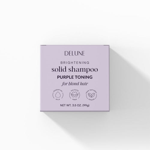 Purple Solid Shampoo Bar — Cool Tones • Brass Neutraliser