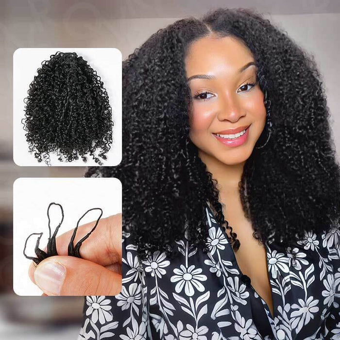 qvr hair burmese kinky curly crochet human hair