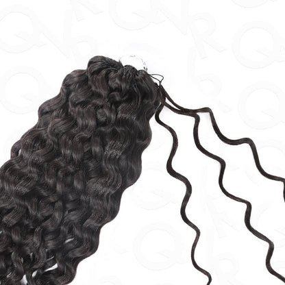 qvr feather crochet hair natural black curls for black women everyday style