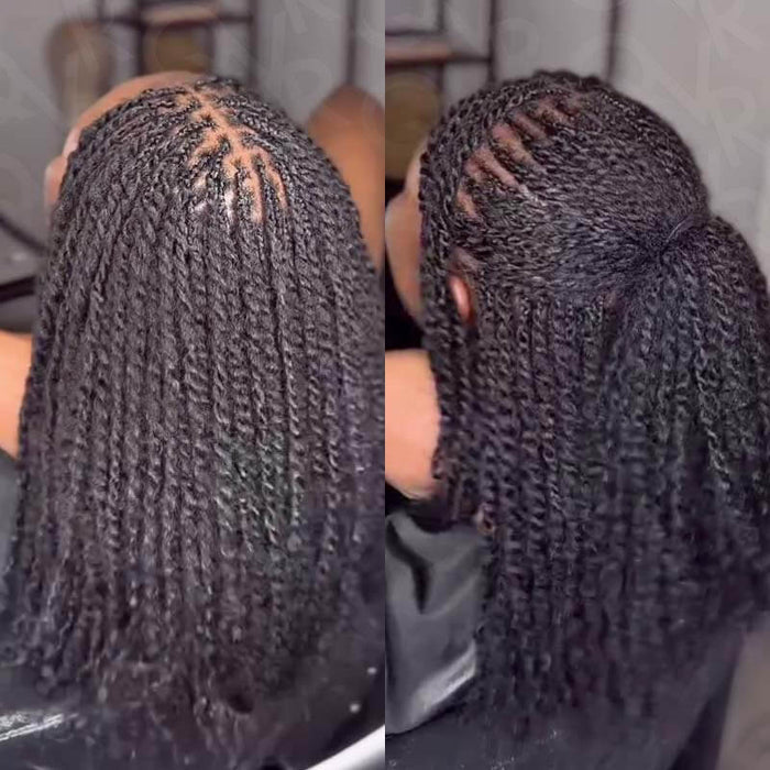 QVR 1 Pack Natural Black Afro kinky Bulk Human Hair