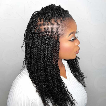 natural black afro kinky bulk human hair