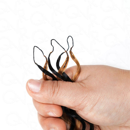 crochet braids with invisible knot designs give the best natural look
