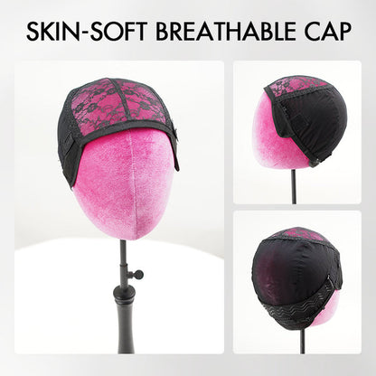 qvr wig caps skin soft no irratation.