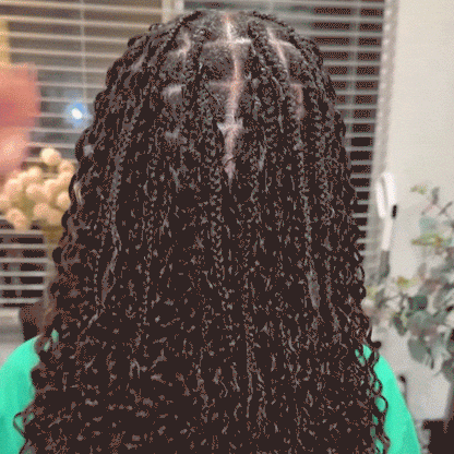 qvr human hair crochet braids ombre brown for locs and twists party style