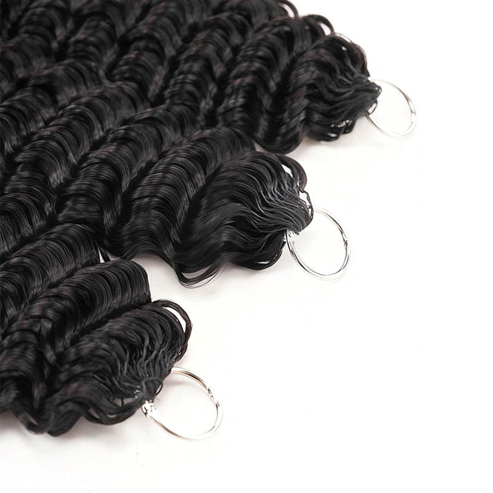 qvr miracle knots human hair crochet braids deep wave for 4c hair easy install