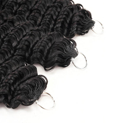 qvr miracle knots human hair crochet braids deep wave for 4c hair easy install