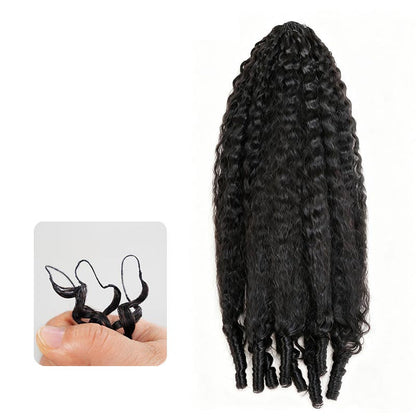 qvr crochet hair extensions deep wave spiral ends for black women full look
