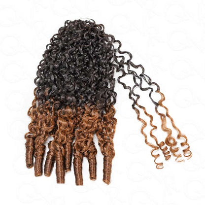 qvr hair burmese curly dark brown crochet braids