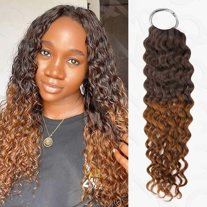 Chinese Human Hair (Top Quality) / Water Wave / 14'' 14'' 14''