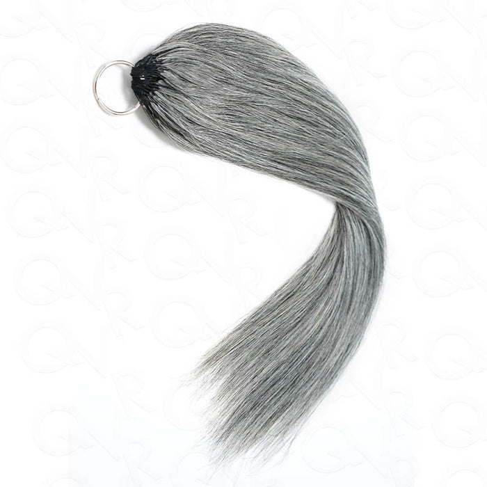 qvr crochet braids salt pepper silk straight for black women protective hairstyle